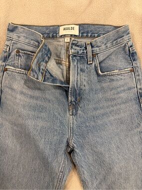 Agolde Light Blue Vintage-Inspired High Rise Jeans